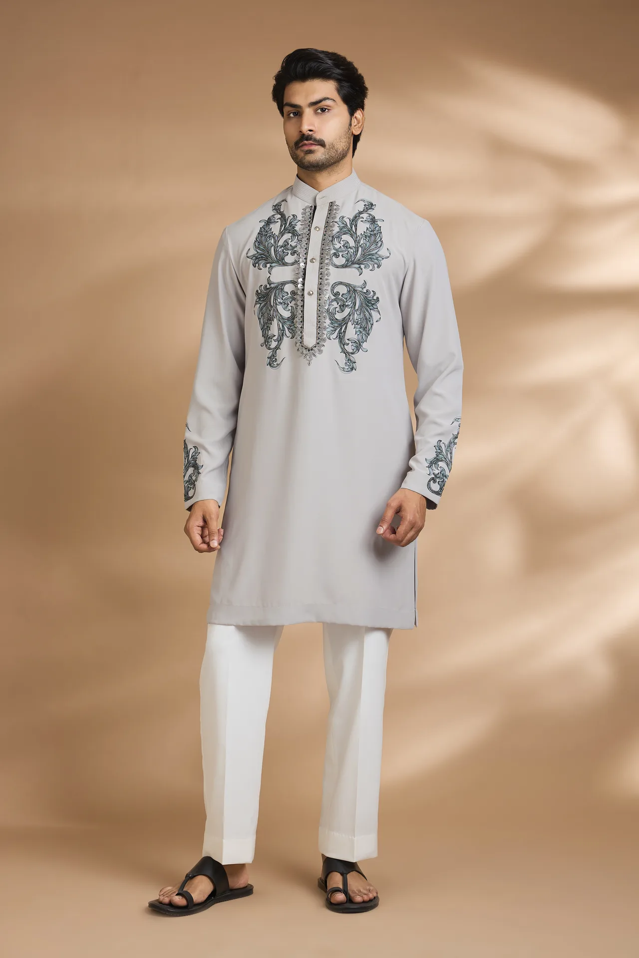 Silver-Grey Kurta Set