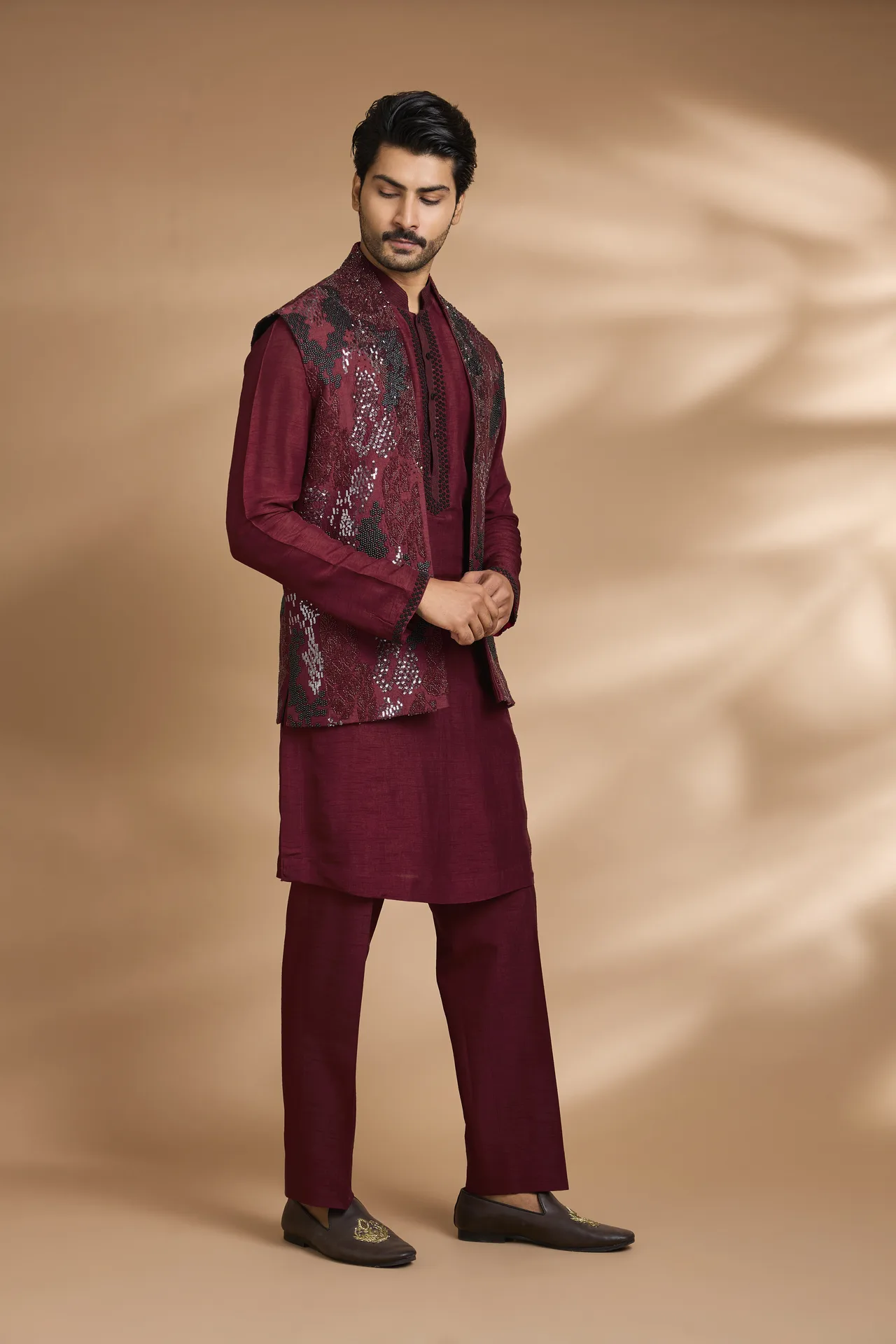 Ruby Red Kurta Set