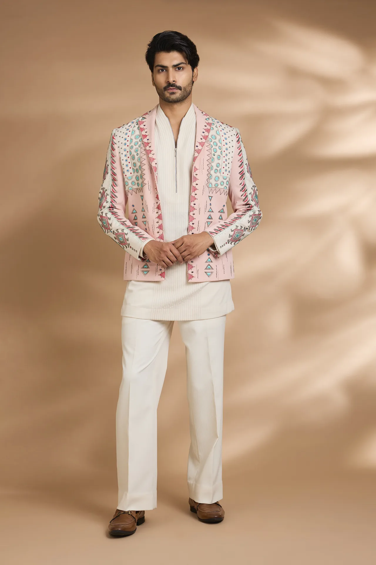 Pink Bomber Style Jacket